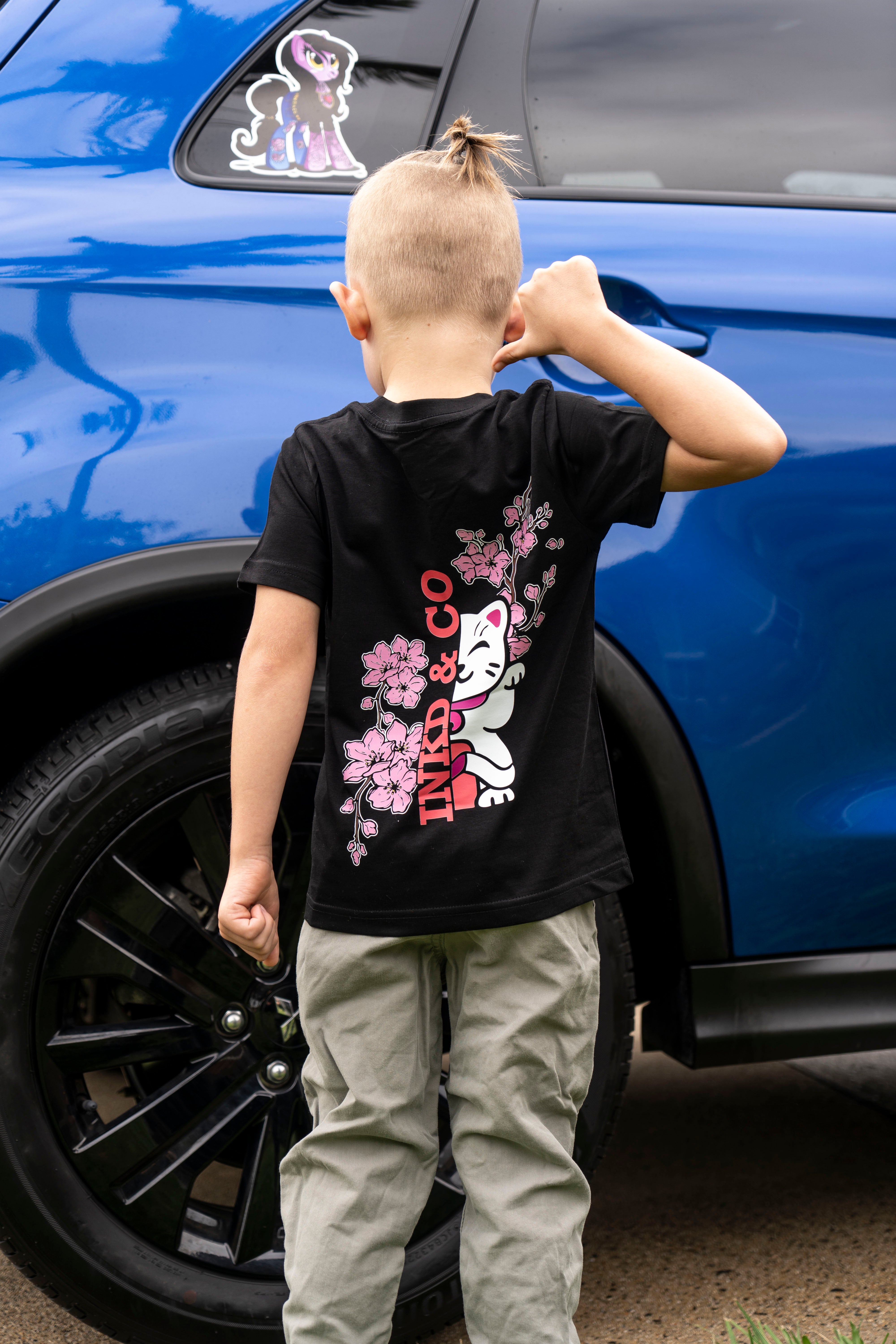 Cherry Blossom Kitty Tshirt